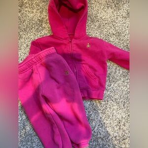 GAP Kids Pink Hoodie and Sweatpants Set